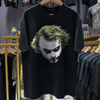 2008 Dark Night Joker Rare Washed Black T-Shirt