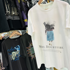 Mrs Doubtfire Promo Vintage Washed White T-Shirt