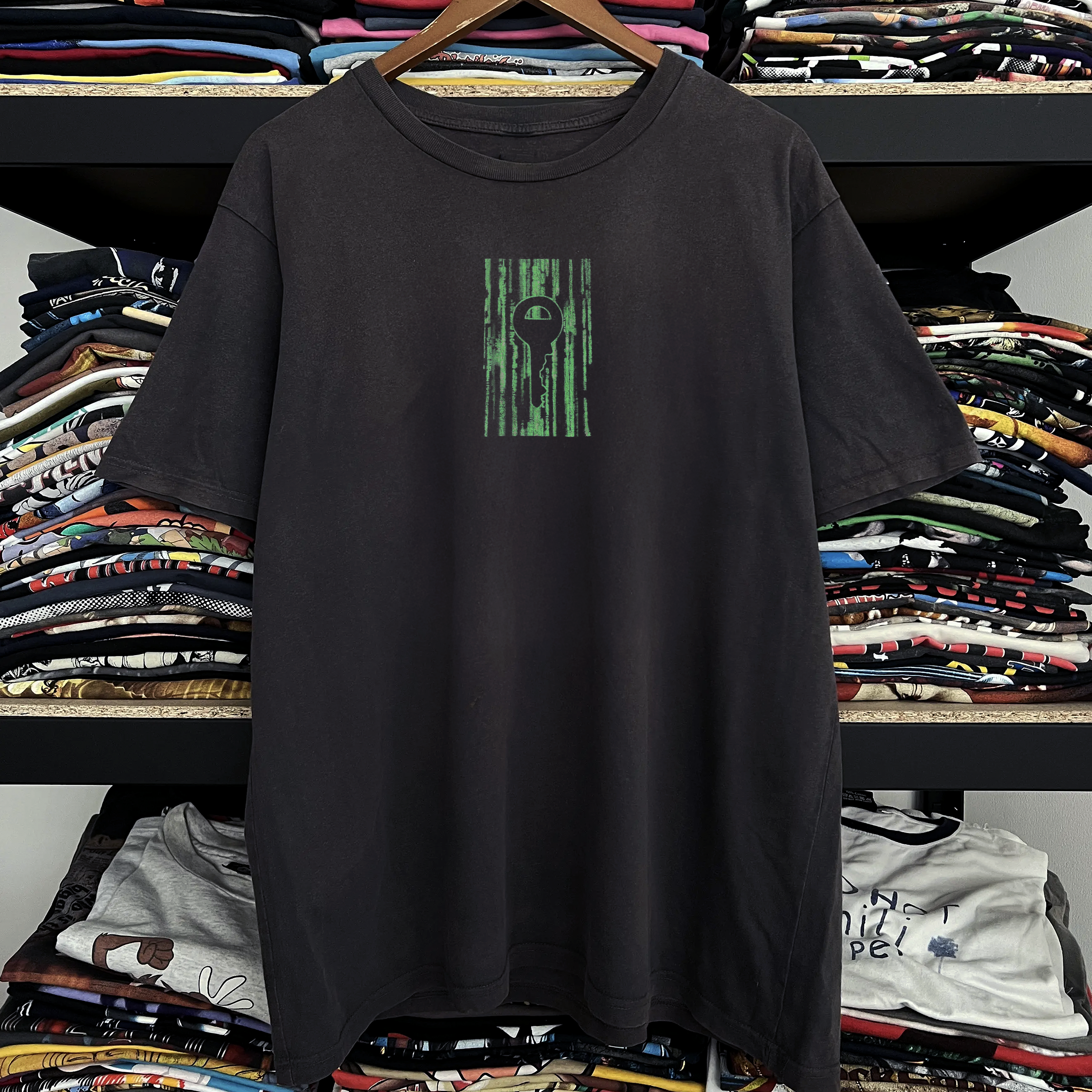 2003 The Matrix Reloaded Promo Washed Black Tee