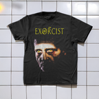 90's The Exorcist III Washed Black T-Shirt