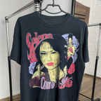90s Selena Quintanilla Como La Flor Rare Washed Black T-Shirt